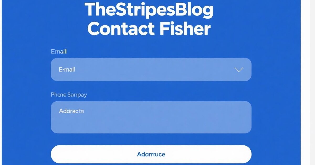 TheStripesBlog Contact Fisher — Building Meaningful Digital Connections in a Noisy Online World