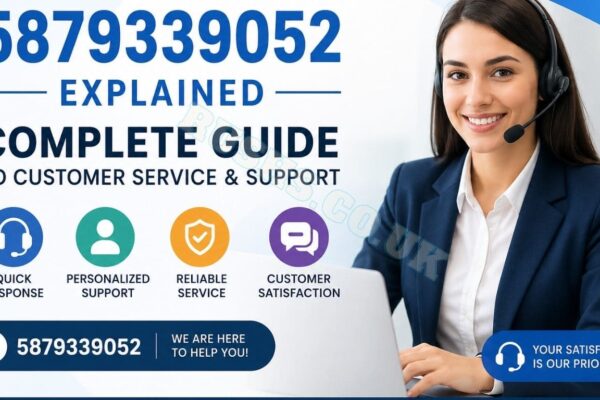 Customer support concept representing 5879339052 helpline and assistance service